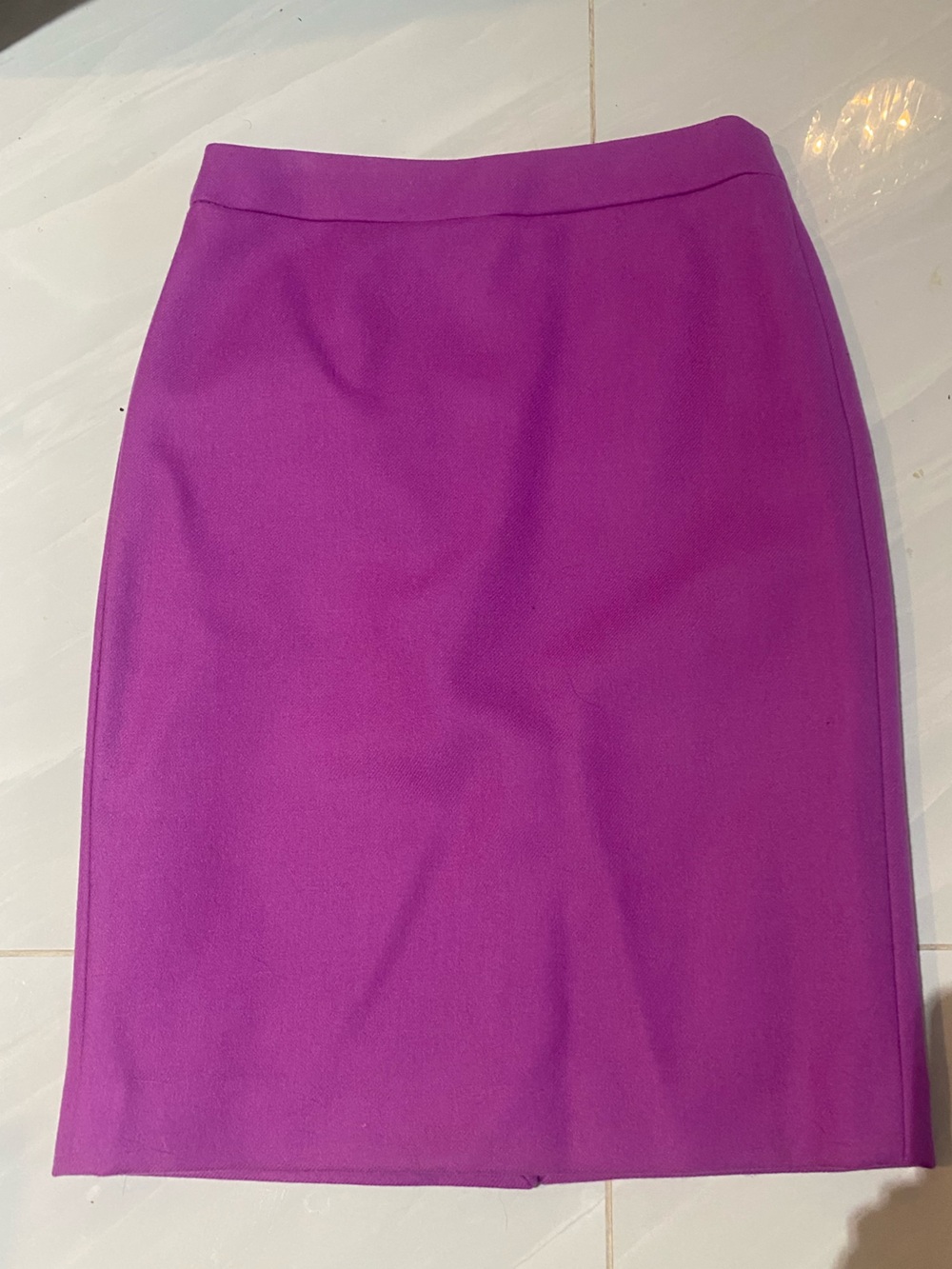 J. Crew Purple Pencil Skirt